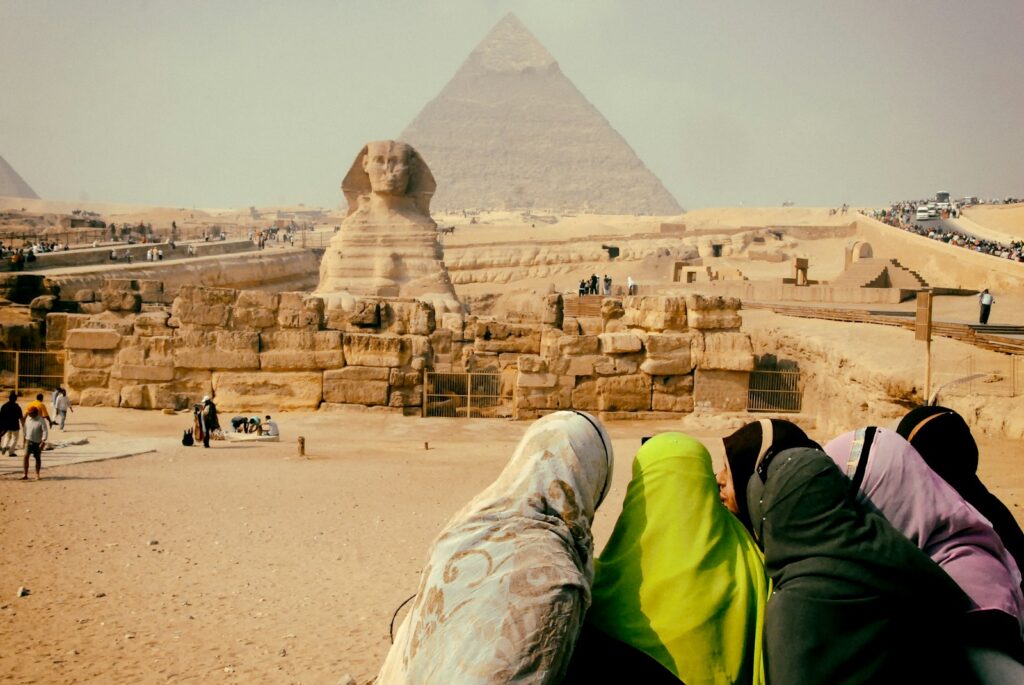 Pogled na kip v Gizi